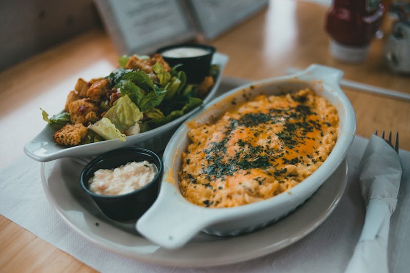 Mac and cheese Southern side dish from 4 rivers