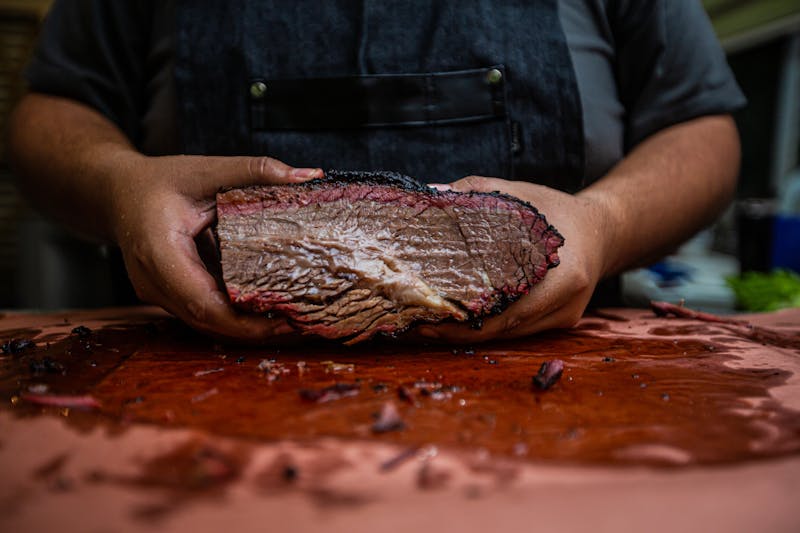 3-meat BBQ combination platter 4rivers smokehouse